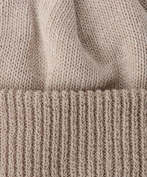 Nine Tailor(ナインテイラー)の「【Nine Tailor/ナインテーラー】Day flower Watch N-1615(ニットキャップ/ビーニー・メンズ・ブラック/ベージュ・FREE)」の4枚目の写真