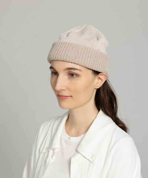 Nine Tailor(ナインテイラー)の「【Nine Tailor/ナインテーラー】Day flower Watch N-1615(ニットキャップ/ビーニー・メンズ・ブラック/ベージュ・FREE)」の11枚目の写真