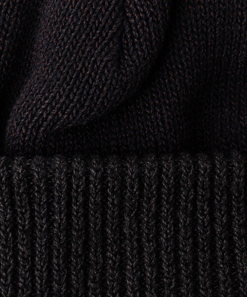 Nine Tailor(ナインテイラー)の「【Nine Tailor/ナインテーラー】Day flower Watch N-1615(ニットキャップ/ビーニー・メンズ・ブラック/ベージュ・FREE)」の13枚目の写真