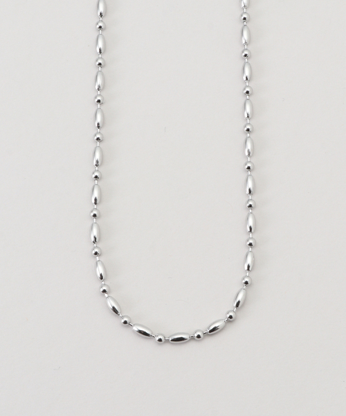 B.C STOCK（ベーセーストック）の「《追加》ランダムボールチェーンネックレス（ネックレス・レディース・シルバー/ゴールド・FREE）」の2枚目の写真