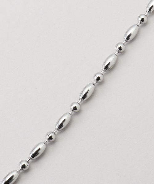 B.C STOCK（ベーセーストック）の「《追加》ランダムボールチェーンネックレス（ネックレス・レディース・シルバー/ゴールド・FREE）」の4枚目の写真