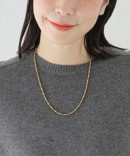 B.C STOCK（ベーセーストック）の「《追加》ランダムボールチェーンネックレス（ネックレス・レディース・シルバー/ゴールド・FREE）」の3枚目の写真