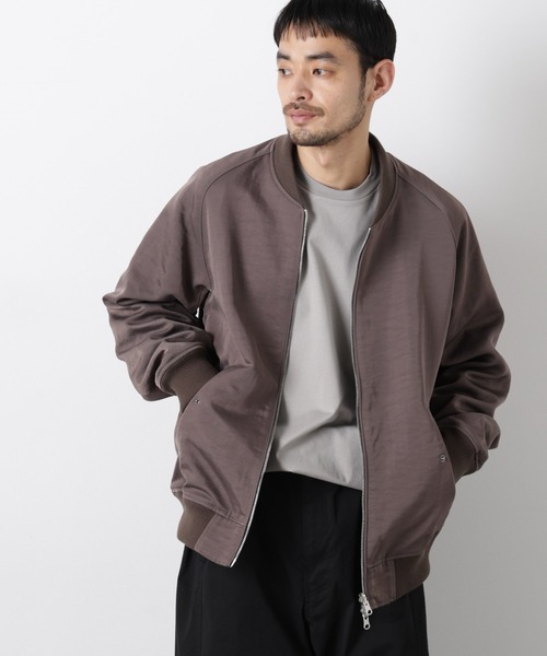 NANO universe(ナノユニバース)の「リバーシブル MA-1(MA-1・メンズ・ブラック/モカ・M/L)」の2枚目の写真