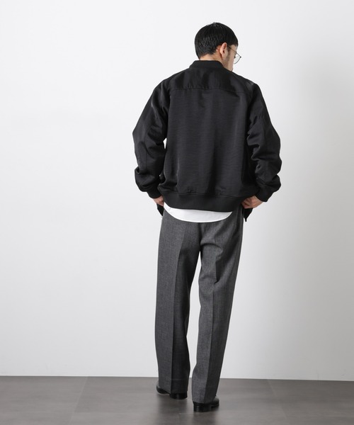 NANO universe(ナノユニバース)の「リバーシブル MA-1(MA-1・メンズ・ブラック/モカ・M/L)」の19枚目の写真