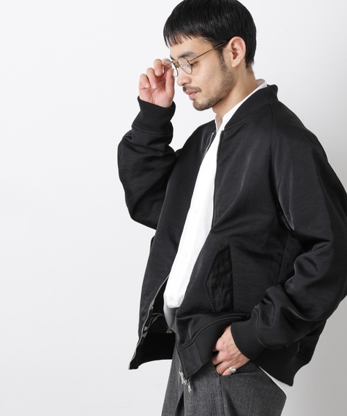 NANO universe(ナノユニバース)の「リバーシブル MA-1(MA-1・メンズ・ブラック/モカ・M/L)」の12枚目の写真