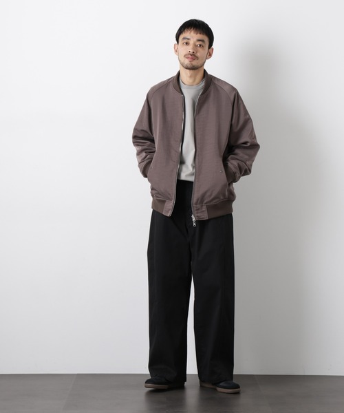 NANO universe(ナノユニバース)の「リバーシブル MA-1(MA-1・メンズ・ブラック/モカ・M/L)」の8枚目の写真