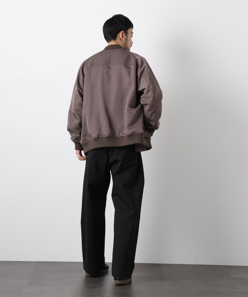 NANO universe(ナノユニバース)の「リバーシブル MA-1(MA-1・メンズ・ブラック/モカ・M/L)」の10枚目の写真