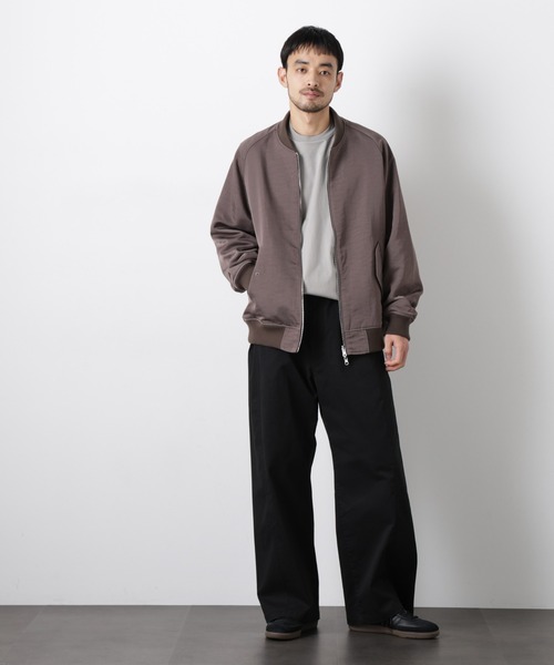 NANO universe(ナノユニバース)の「リバーシブル MA-1(MA-1・メンズ・ブラック/モカ・M/L)」の7枚目の写真