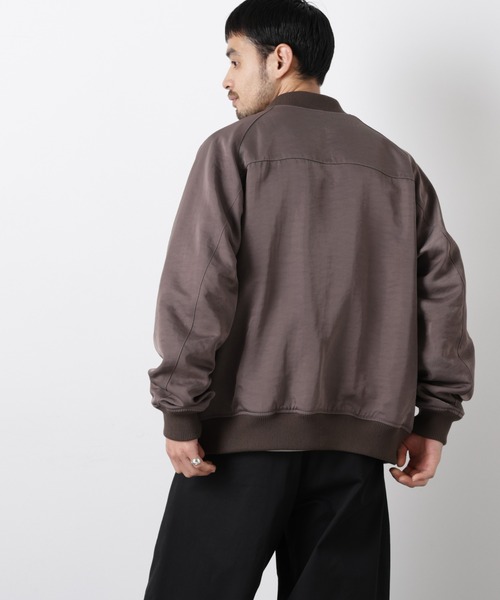 NANO universe(ナノユニバース)の「リバーシブル MA-1(MA-1・メンズ・ブラック/モカ・M/L)」の5枚目の写真