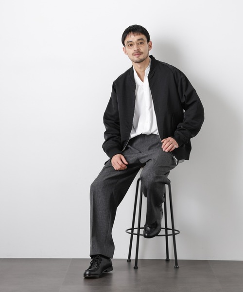 NANO universe(ナノユニバース)の「リバーシブル MA-1(MA-1・メンズ・ブラック/モカ・M/L)」の16枚目の写真