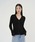 NUJOH�i�k�]�j�́uRib Button V-Neck Top / ���u�{�^��V�l�b�N�g�b�v�iT�V���c/�J�b�g�\�[�j�v�b�u���b�N