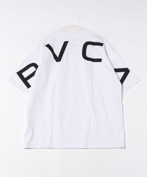 RVCA(ルーカ)の「RVCA/ルーカ メンズ 半袖 Tシャツ BACK SIDE ARCH SS BG041210(Tシャツ/カットソー・メンズ・ホワイト/スミクロ/カーキブラウン・M/S/L)」の4枚目の写真