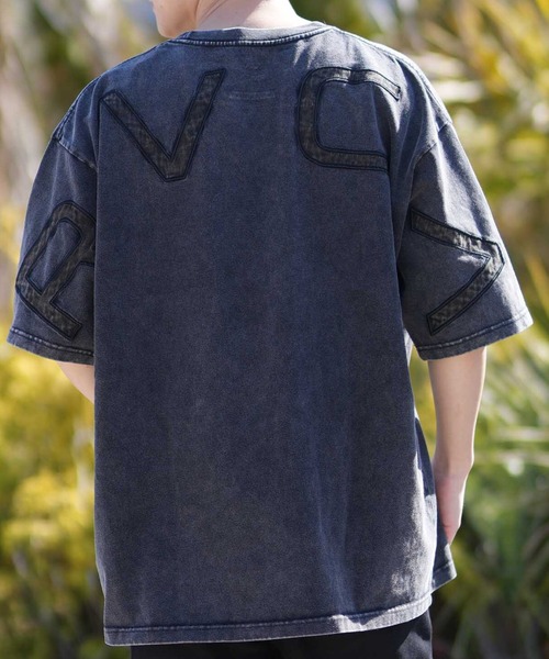 RVCA(ルーカ)の「RVCA/ルーカ メンズ 半袖 Tシャツ BACK SIDE ARCH SS BG041210(Tシャツ/カットソー・メンズ・ホワイト/スミクロ/カーキブラウン・M/S/L)」の1枚目の写真