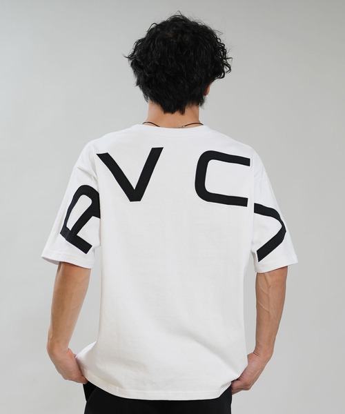 RVCA(ルーカ)の「RVCA/ルーカ メンズ 半袖 Tシャツ BACK SIDE ARCH SS BG041210(Tシャツ/カットソー・メンズ・ホワイト/スミクロ/カーキブラウン・M/S/L)」の6枚目の写真