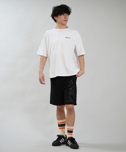 RVCA(ルーカ)の「RVCA/ルーカ メンズ 半袖 Tシャツ BACK SIDE ARCH SS BG041210(Tシャツ/カットソー・メンズ・ホワイト/スミクロ/カーキブラウン・M/S/L)」の7枚目の写真