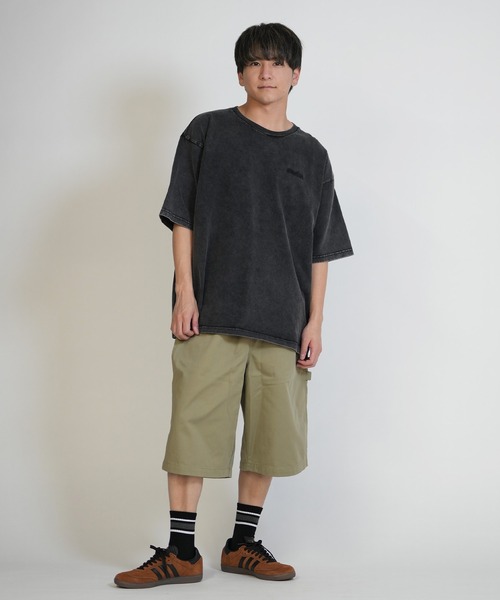RVCA(ルーカ)の「RVCA/ルーカ メンズ 半袖 Tシャツ BACK SIDE ARCH SS BG041210(Tシャツ/カットソー・メンズ・ホワイト/スミクロ/カーキブラウン・M/S/L)」の14枚目の写真