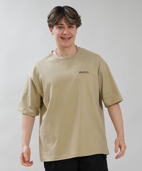 RVCA(ルーカ)の「RVCA/ルーカ メンズ 半袖 Tシャツ BACK SIDE ARCH SS BG041210(Tシャツ/カットソー・メンズ・ホワイト/スミクロ/カーキブラウン・M/S/L)」の17枚目の写真