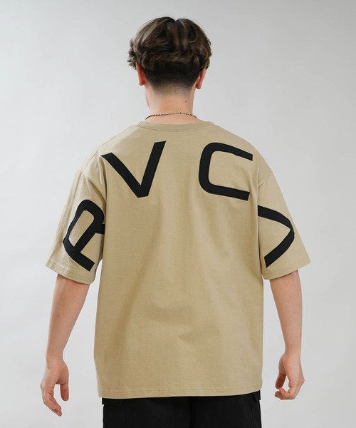 RVCA(ルーカ)の「RVCA/ルーカ メンズ 半袖 Tシャツ BACK SIDE ARCH SS BG041210(Tシャツ/カットソー・メンズ・ホワイト/スミクロ/カーキブラウン・M/S/L)」の18枚目の写真