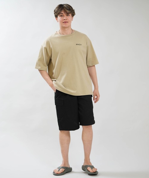 RVCA(ルーカ)の「RVCA/ルーカ メンズ 半袖 Tシャツ BACK SIDE ARCH SS BG041210(Tシャツ/カットソー・メンズ・ホワイト/スミクロ/カーキブラウン・M/S/L)」の19枚目の写真