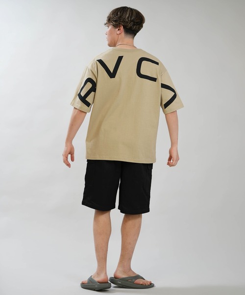 RVCA(ルーカ)の「RVCA/ルーカ メンズ 半袖 Tシャツ BACK SIDE ARCH SS BG041210(Tシャツ/カットソー・メンズ・ホワイト/スミクロ/カーキブラウン・M/S/L)」の20枚目の写真