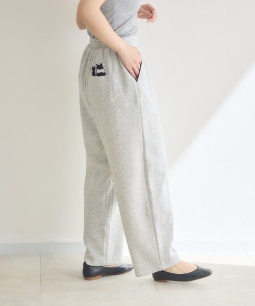 meeny miny（ミーニーマイニー）の「【meeny miny】CAT & BAKES 9456『ひげリボン』パンツ（スウェットパンツ・レディース・ベージュ/グレー/チャコールグレー・M-L/S-M）」の11枚目の写真
