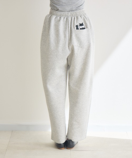 meeny miny（ミーニーマイニー）の「【meeny miny】CAT & BAKES 9456『ひげリボン』パンツ（スウェットパンツ・レディース・ベージュ/グレー/チャコールグレー・M-L/S-M）」の15枚目の写真
