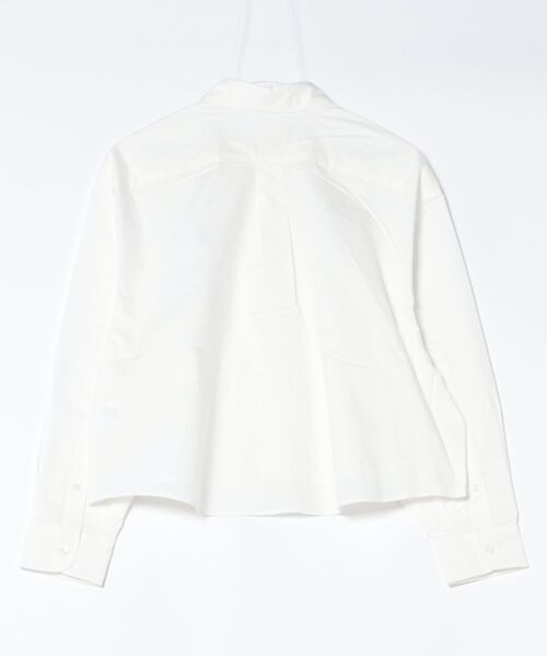 A.P.C.（アーペーセー）の「POPELINE DE COTON DOUX（Tシャツ/カットソー・レディース・ホワイト/ライトブルー・36/38/34）」の3枚目の写真