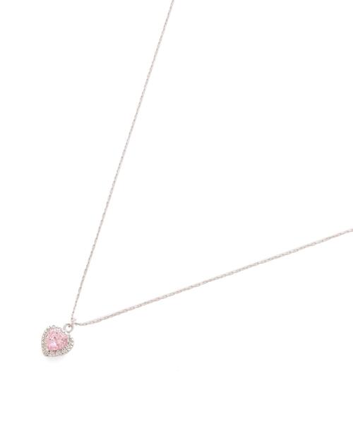 JILL by JILL STUART(ジルバイジルスチュアート)の「Cubic プチハートネックレス(ネックレス・レディース・ピンク/シルバー・FREE)」の22枚目の写真