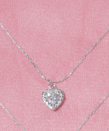 JILL by JILL STUART | Cubic プチハートネックレス(ネックレス)