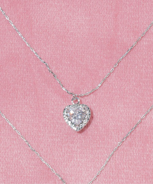 Cubic プチハートネックレス（ネックレス）｜JILL by JILL STUART