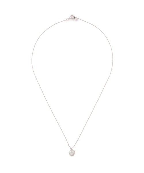 JILL by JILL STUART(ジルバイジルスチュアート)の「Cubic プチハートネックレス(ネックレス・レディース・ピンク/シルバー・FREE)」の6枚目の写真