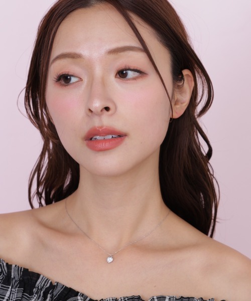 JILL by JILL STUART(ジルバイジルスチュアート)の「Cubic プチハートネックレス(ネックレス・レディース・ピンク/シルバー・FREE)」の16枚目の写真