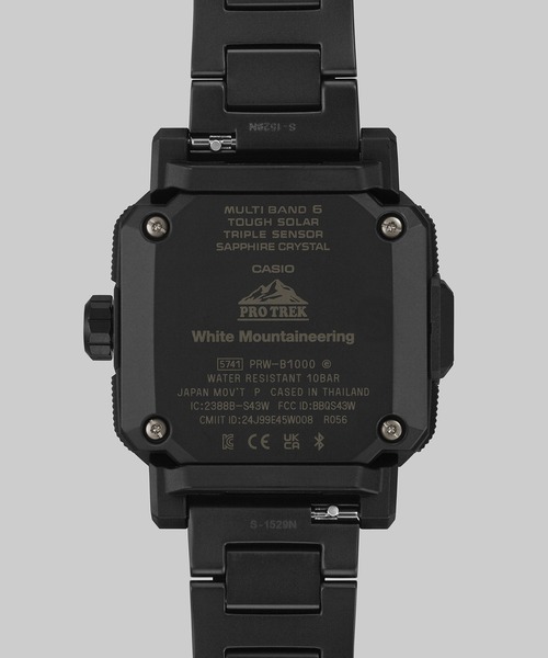 PRO TREK（プロトレック）の「White Mountaineering(R)コラボレーションモデル / PRW-B1000WM-1JR（アナログ腕時計・メンズ・ブラック・FREE）」の5枚目の写真