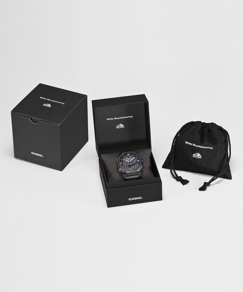 PRO TREK（プロトレック）の「White Mountaineering(R)コラボレーションモデル / PRW-B1000WM-1JR（アナログ腕時計・メンズ・ブラック・FREE）」の2枚目の写真