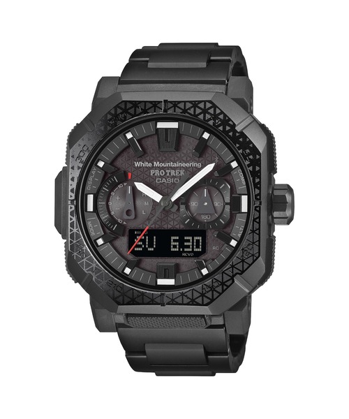PRO TREK（プロトレック）の「White Mountaineering(R)コラボレーションモデル / PRW-B1000WM-1JR（アナログ腕時計・メンズ・ブラック・FREE）」の3枚目の写真