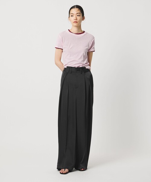 AEWEN MATOPH（イウエン マトフ）の「＜AEWEN MATOPH＞サテンインタックパンツ ‐ ウォッシャブル -（その他パンツ・レディース・ネイビー/ベージュ/ブラック・36/34/38）」の6枚目の写真