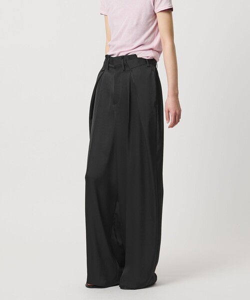 AEWEN MATOPH（イウエン マトフ）の「＜AEWEN MATOPH＞サテンインタックパンツ ‐ ウォッシャブル -（その他パンツ・レディース・ネイビー/ベージュ/ブラック・36/34/38）」の9枚目の写真