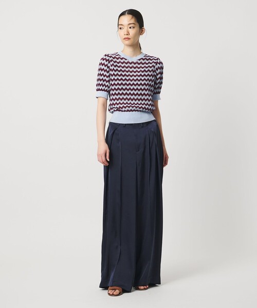 AEWEN MATOPH（イウエン マトフ）の「＜AEWEN MATOPH＞サテンインタックパンツ ‐ ウォッシャブル -（その他パンツ・レディース・ネイビー/ベージュ/ブラック・36/34/38）」の18枚目の写真