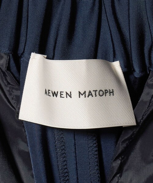 AEWEN MATOPH(イウエン マトフ)の「<AEWEN MATOPH>サテンインタックパンツ ‐ ウォッシャブル -(その他パンツ・レディース・ネイビー/ベージュ/ブラック・36/34/38)」の7枚目の写真