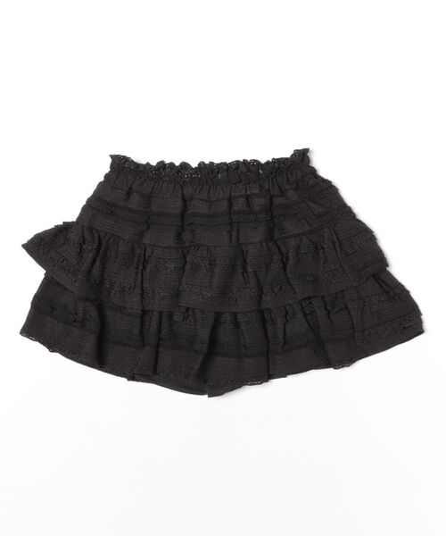 Nia(ニア)の「Nia(ニア)/レイヤード レースミニスカート(スカート・レディース・ホワイト/アイボリー/ブラック・SMALL/MEDIUM)」の8枚目の写真