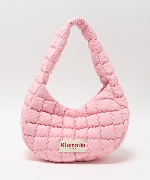 NICE WEATHER（ナイスウェザー）の「＜Rheemin＞ビスケット ラウンド ビッグナゲット/ショルダーバッグ（ショルダーバッグ・レディース・ライトピンク/ブラック/ライム・FREE）」の3枚目の写真