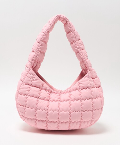NICE WEATHER（ナイスウェザー）の「＜Rheemin＞ビスケット ラウンド ビッグナゲット/ショルダーバッグ（ショルダーバッグ・レディース・ライトピンク/ブラック/ライム・FREE）」の5枚目の写真