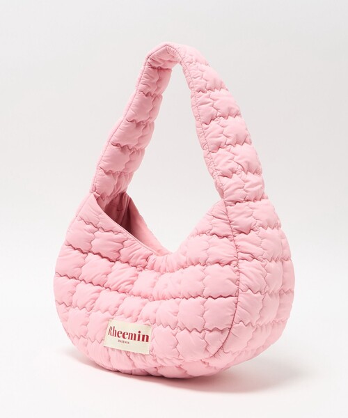 NICE WEATHER（ナイスウェザー）の「＜Rheemin＞ビスケット ラウンド ビッグナゲット/ショルダーバッグ（ショルダーバッグ・レディース・ライトピンク/ブラック/ライム・FREE）」の6枚目の写真