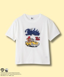 TOM&JERRY（トムアンドジェリー）の「TOM&JERRY　サガラ刺繍Tシャツ（Tシャツ/カットソー）」