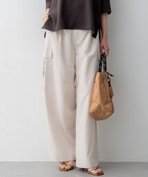 23区（ニジュウサンク）の「コットンスラブポプリン カーゴパンツ（カーゴパンツ）」