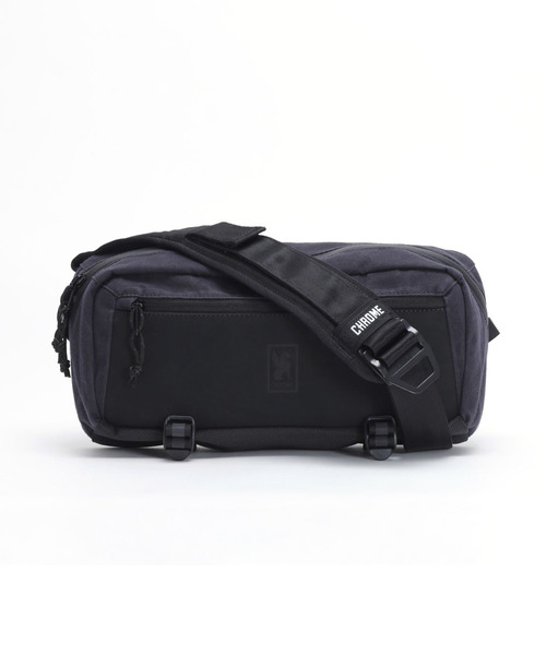 CHROME（クローム）の「［ CHROME / クローム ］MINI KADET SLING BAG BCVL_BLACK CANVAS LEATHER / ミニ カデット スリング バッグ ブラック キャンバス レザー 耐水 5L ボディバッグ（ボディバッグ/ウエストポーチ・メンズ・ブラック系その他・FREE）」の5枚目の写真