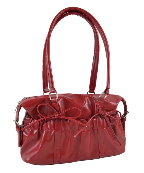 ALTROSE（アルトローズ）の「【500mlペットボトル対応】ボストンバッグ リボン アリー（ボストンバッグ・レディース・ワインレッド/ブラウン/アイボリー/ブラック・FREE）」の4枚目の写真