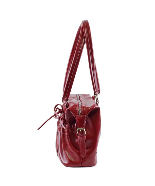 ALTROSE（アルトローズ）の「【500mlペットボトル対応】ボストンバッグ リボン アリー（ボストンバッグ・レディース・ワインレッド/ブラウン/アイボリー/ブラック・FREE）」の6枚目の写真