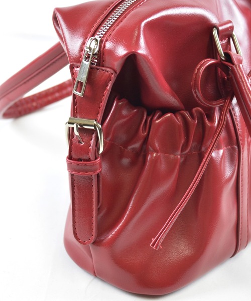 ALTROSE（アルトローズ）の「【500mlペットボトル対応】ボストンバッグ リボン アリー（ボストンバッグ・レディース・ワインレッド/ブラウン/アイボリー/ブラック・FREE）」の9枚目の写真