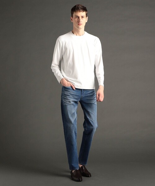 MONSIEUR NICOLE（ムッシュニコル）の「ヴィンテージストレッチ デニムパンツ（デニムパンツ・メンズ・サックスブルー/ブルー/ホワイト/ライトグレー・L/M）」の8枚目の写真